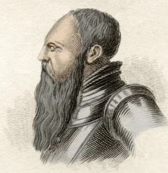 Porträtt av Gustave I Vasa eller Gustav Vasa, Sveriges kung (1496-1560).