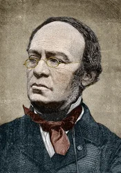 Porträtt av Halevy dit Jacques Fromental Levy, fransk kompositör (1799-1862).