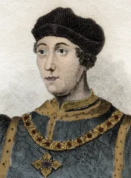 Porträtt av Henrik VI (1421-1471), kung av England.