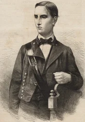 Porträtt av Hans Majestät George I (1863-1913), kung av Grekland.