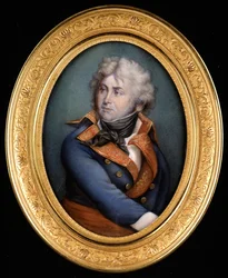 Porträtt av Jean Baptiste Kléber (1753 - 1800). 1800-talsmålning.