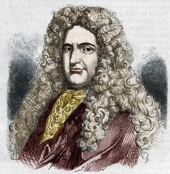 Porträtt av Jean Chardin, fransk resenär (1643-1713).