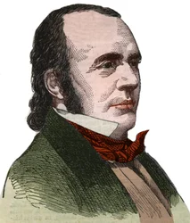 Porträtt av Jean Louis Rodolphe Agassiz (1807-1873), amerikansk naturforskare.