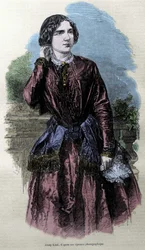 Porträtt av Jenny Lind (1820-1887), svensk sångerska.