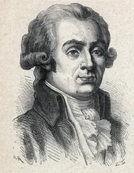 Porträtt av Jerome Petion de Villeneuve (1756-1794), fransk politiker.
