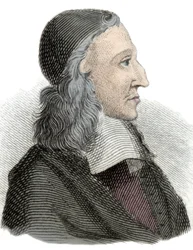 Porträtt av Johan de Witt (Jean de Witt) (1625-1672) holländsk politiker, ekonom och matematiker Gravyr från 1800-talet.