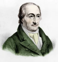 Porträtt av Johann Wolfgang Von Goethe (1749 - 1832).