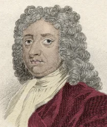 Porträtt av John Churchill, förste hertig av Marlborough (1650-1722), engelsk general och statsman. Gravyr av 1800-talet.