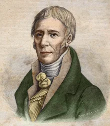 Porträtt av Johannes Döparen (Jean-Baptiste) Lamarck (1744-1829).