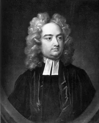 Porträtt av Jonathan Swift (1667-1745)