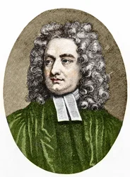 Porträtt av Jonathan Swift (1667-1745)