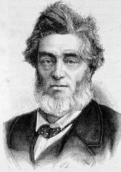 Porträtt av Jules Favre (1809 -1880), fransk politiker.