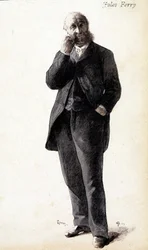 Porträtt av Jules Ferry, cirka 1880