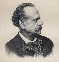 Porträtt av Jules Valadon, fransk målare (1826-1900)