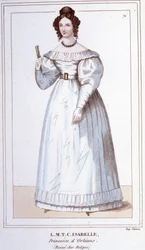 Porträtt av LOUISE MARIE THERESE CHARLOTTE ISABELLE D
