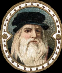 Porträtt av Leonardo da Vinci (1452 - 1519) (Leonardo da Vinci).