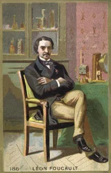 Porträtt av Léon Foucault (1819-1868), fransk fysiker.