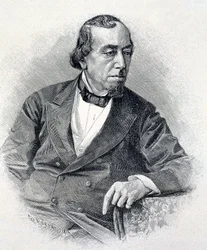 Porträtt av Lord Beaconsfield, Benjamin Disraeli