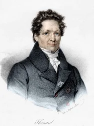 Porträtt av Louis Jacques Thénard (1777 - 1857), fransk kemist.