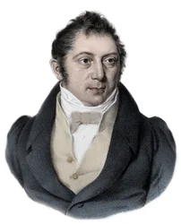 Porträtt av Louis Ludwig Spohr (1784 - 1859) tysk kompositör, violinist och dirigent.