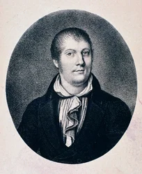 Porträtt av Louis Spohr (gravyr