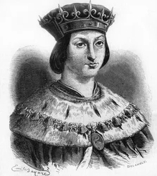 Porträtt av Ludvig XII (1462-1515), kung av Frankrike.