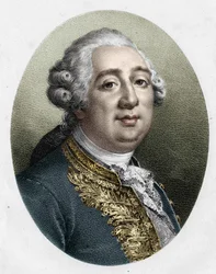 Porträtt av Ludvig XVI (1754-1793), kung av Frankrike.
