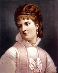 Porträtt av Margarita av Savoy Genes (Margherita av Savoy