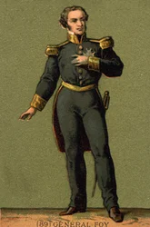 Porträtt av Maximilian Sébastien Foy. Fransk general och politiker (1775 till 1825)