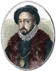 Porträtt av Michel de Montaigne (1533-1592), fransk författare.