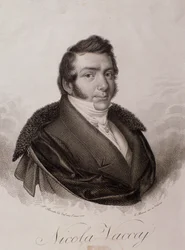 Porträtt av Nicola Vaccai (gravyr
