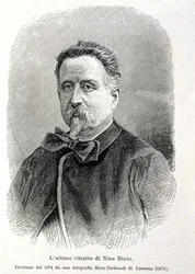 Porträtt av Nino Bixio (1821-1873), italiensk politiker