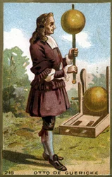 Porträtt av Otto von Guericke (Otto de Guericke