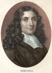 Porträtt av Pierre Bayle, fransk filosof och författare (1647-1706)