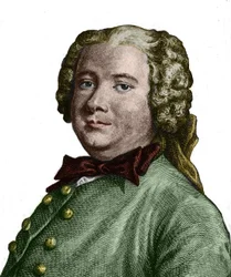 Porträtt av Pierre Carlet de Chamblain de Marivaux (1688 - 1763), dramatiker.