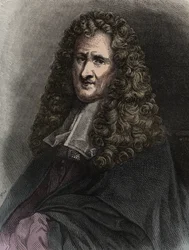 Porträtt av Pierre Corneille (1606-1684), engelsk dramatiker