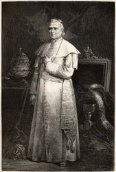 Porträtt av påven Pius IX (Giovanni Maria Mastai Ferretti