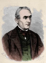Porträtt av Prosper Merimee fransk författare (1803-1870). /leemage