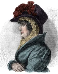 Porträtt av drottning Caroline av Brunswick (1768-1821), hustru till George IV, kung av England - Caroline av Brunswick, drottning av Storbritannien och Irland (1768-1821), gemål till George IV