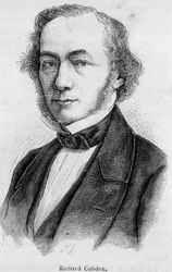 Porträtt av Richard Gobden