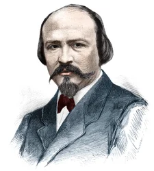 Porträtt av Victor Masse (1822-1884), fransk kompositör.