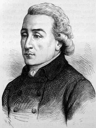 Porträtt av abboten av Pradt (1759 - 1837). Gravyr från slutet av 1800-talet i "Histoire de France"" av H. Martin.
