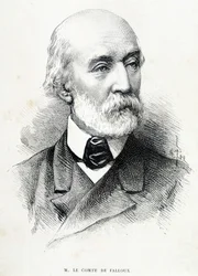 Porträtt av greve de Fallux (1811 - 1886), fransk politiker.