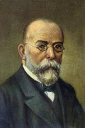 Porträtt av den tyske läkaren Robert Koch