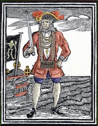 Porträtt av piraten Bartholomew 
