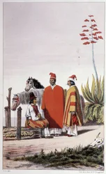 Private och landtfolk, Buenos Aires - in “” First swedish circumnavigation”” by Skogman Carl Johan Alfred, ed. Stockhlom, Adolf Bonnier