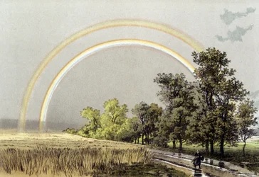 Rainbow - i "" Atmosfären: beskrivning av naturens stora fenomen"" av Camille Flammarion