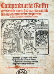 Representation av Pythagoras, från Compendiara musica (1516)