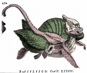Representation av basilikan, gravyr från 1600-talet