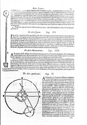 Representation av termoskopet, som används för att mäta temperaturvariationer. Sidan hämtad från "The Sphere of the World, or Demonstrative Cosmography, and the Traditional Method"" av den jesuistiske astronomen och matematikern Giuseppe Biancani (Josephus